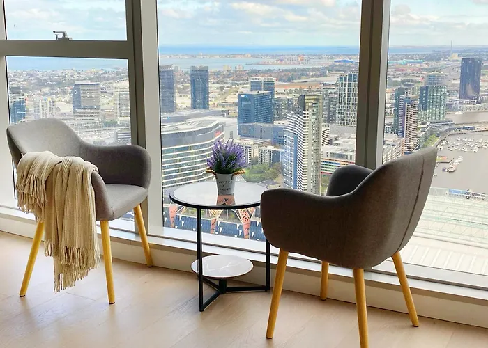 Melbourne Cbd Apt With Free Car Park Ocean View